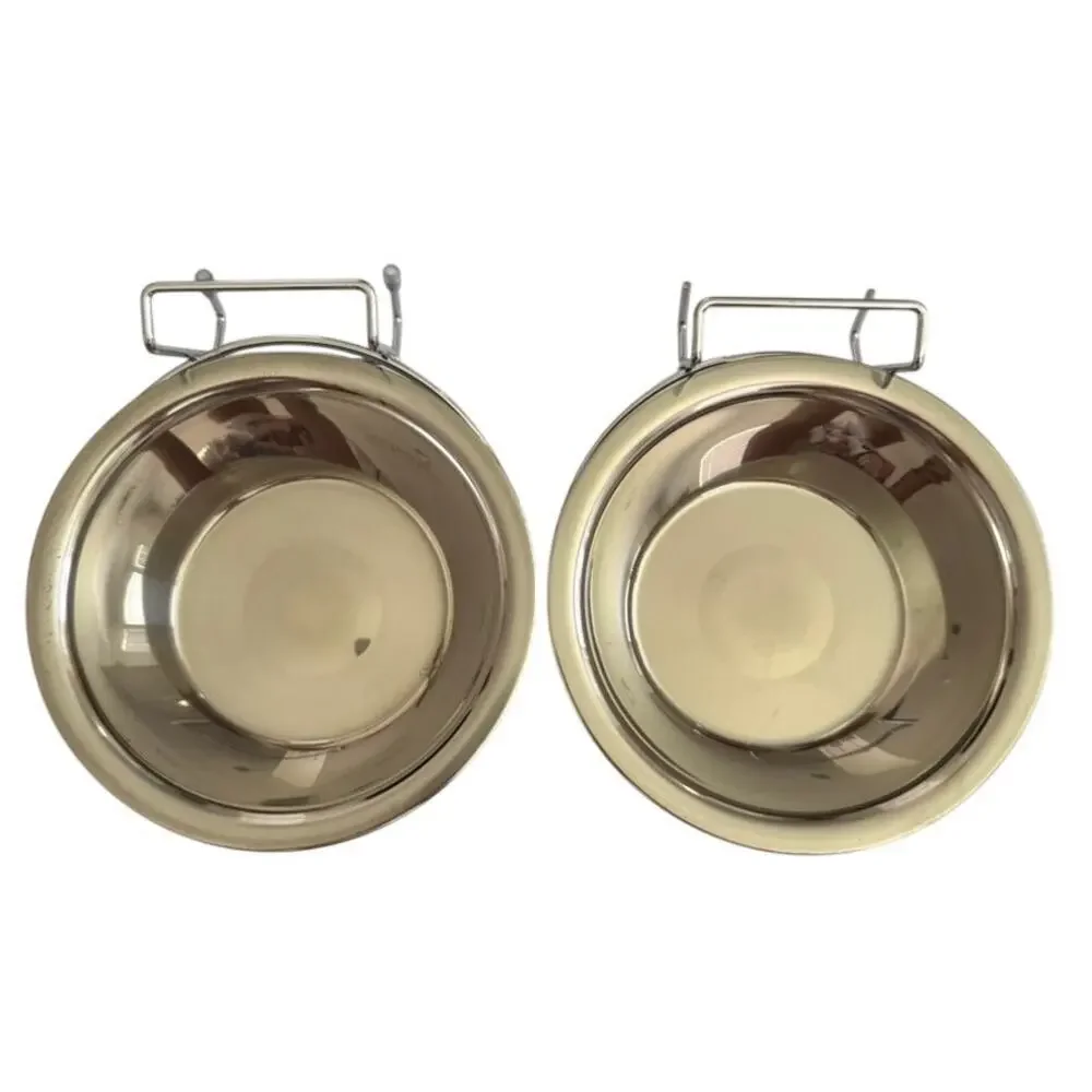 Petmaker Set of 2 Stainless-Steel Dog Bowls 20 oz​​